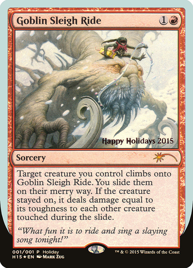 Goblin Sleigh Ride - Happy Holidays