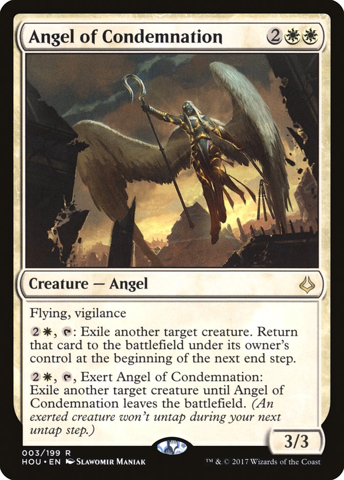 Angel of Condemnation - MTG Card versions