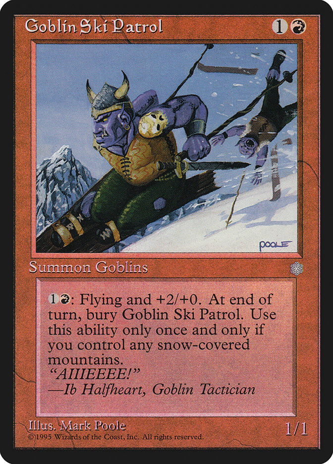Patrulha de Goblins Esquiadores - Ice Age (ICE)
