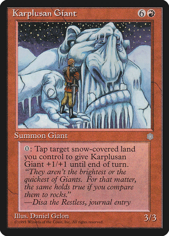 Gigante Karplusano - Ice Age (ICE)