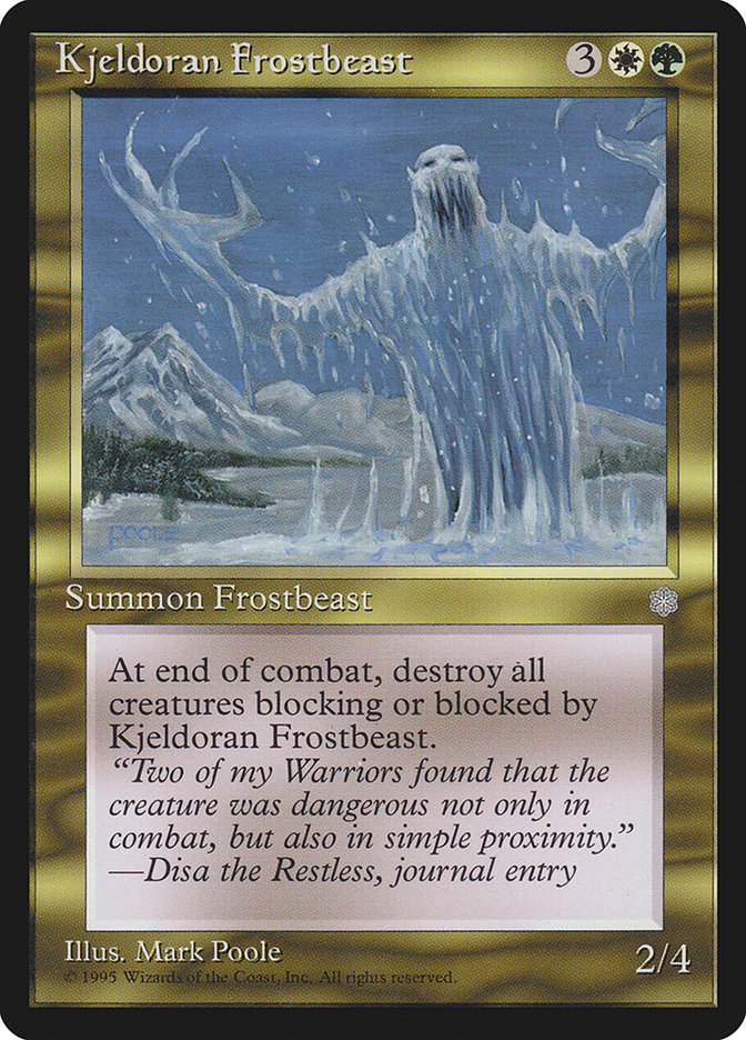 Kjeldoran Frostbeast - Ice Age (ICE)
