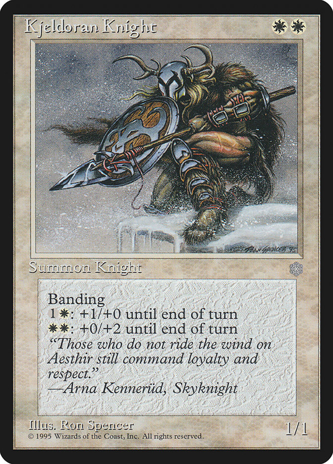 Kjeldoran Knight - Ice Age