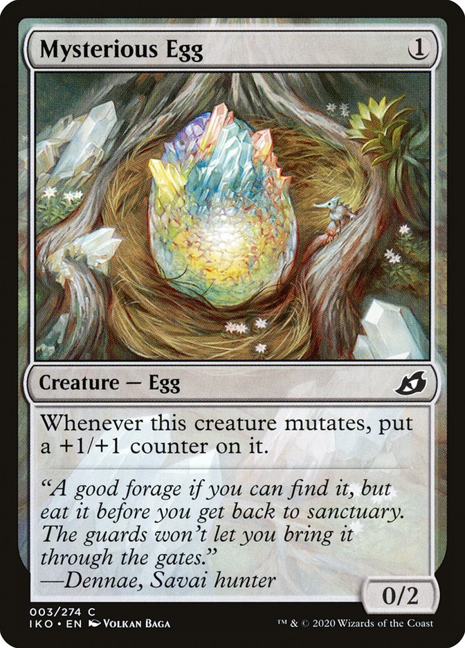Mysterious Egg - MTG Card versions