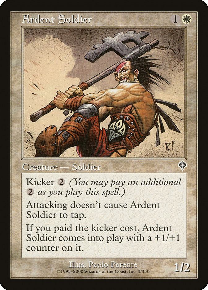 Ardent Soldier - MTG Card versions
