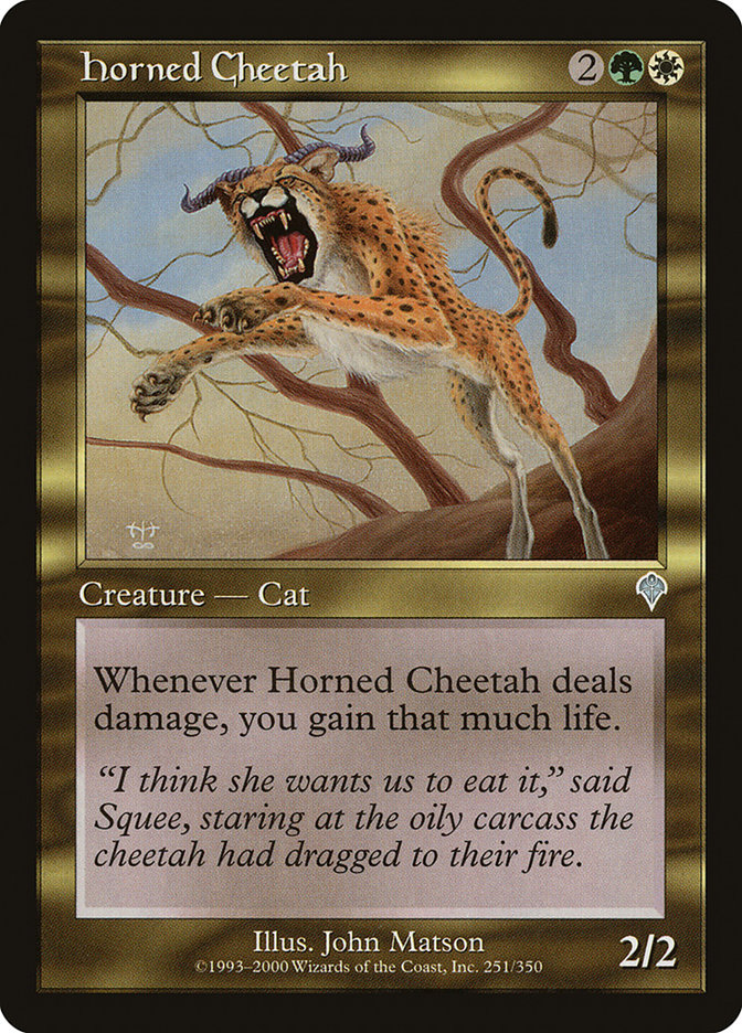 Horned Cheetah - Invasion
