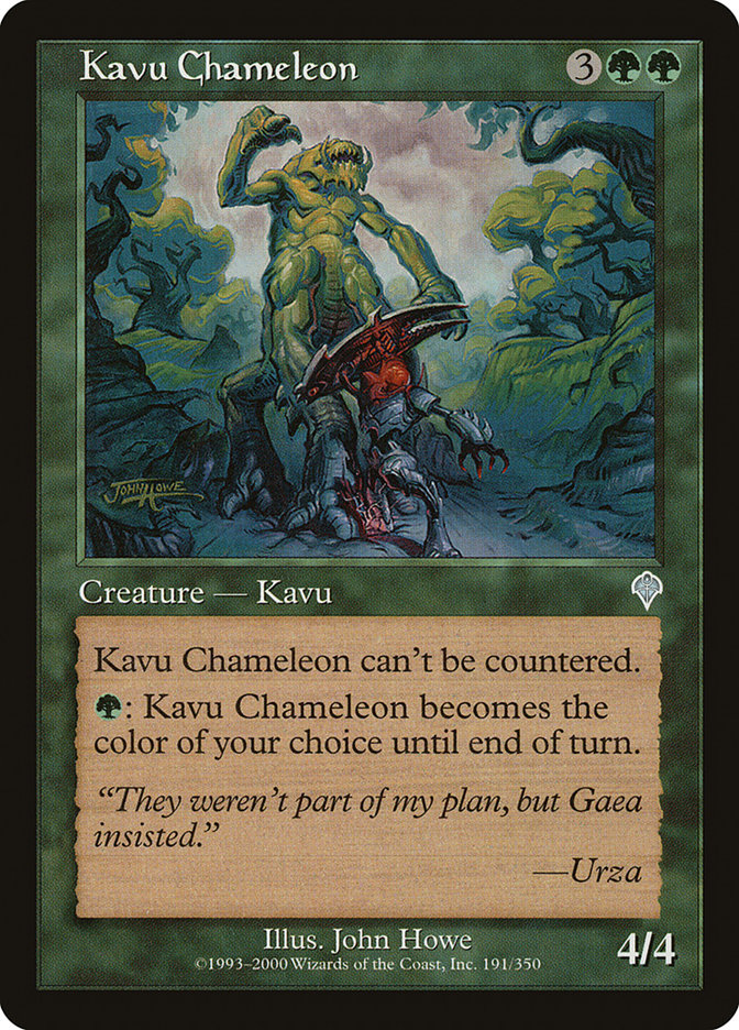 Camaleão Kavu - Invasion (INV)