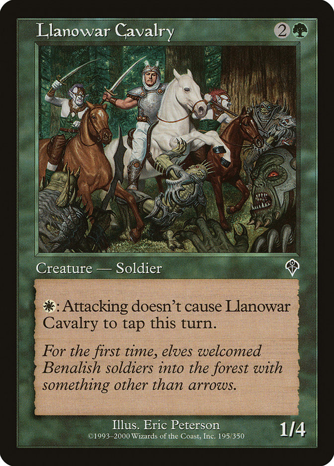 Llanowar Cavalry - Invasion
