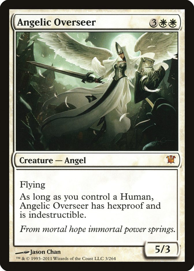 Angelic Overseer - MTG Card versions