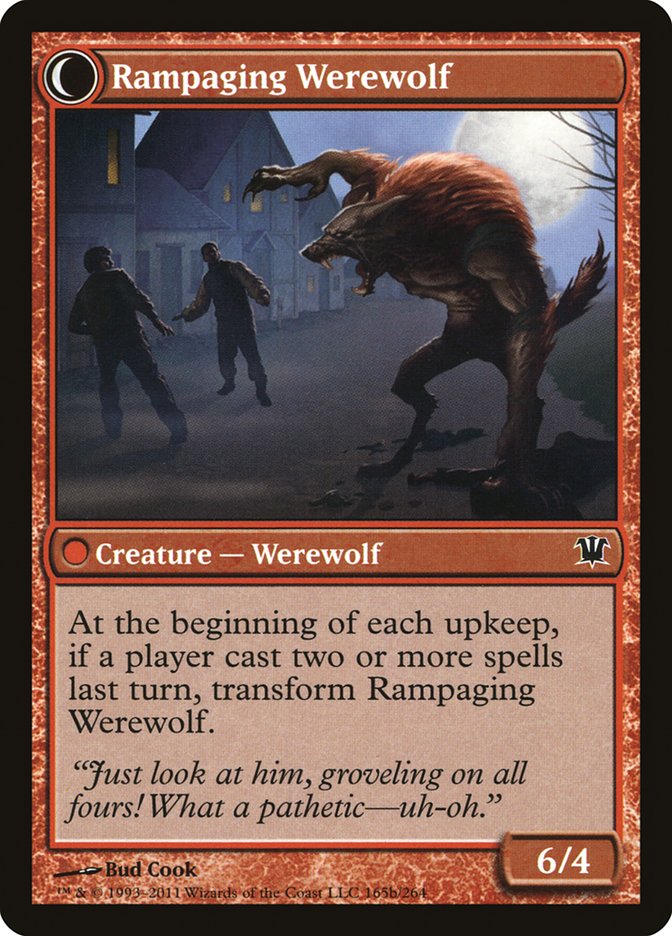 Tormented Pariah // Rampaging Werewolf - Innistrad