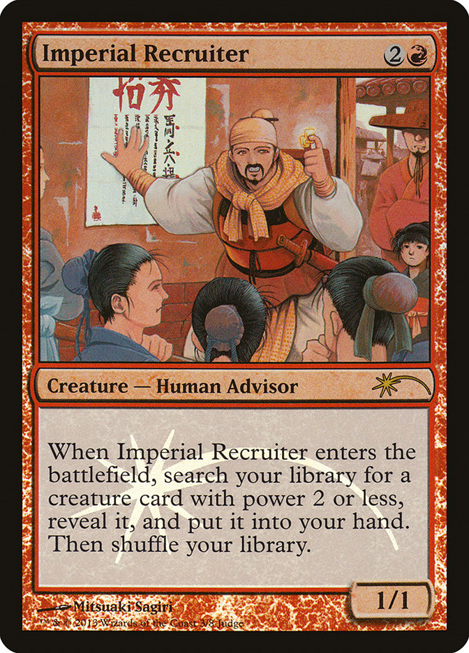 Imperial Recruiter - MTG Card versions