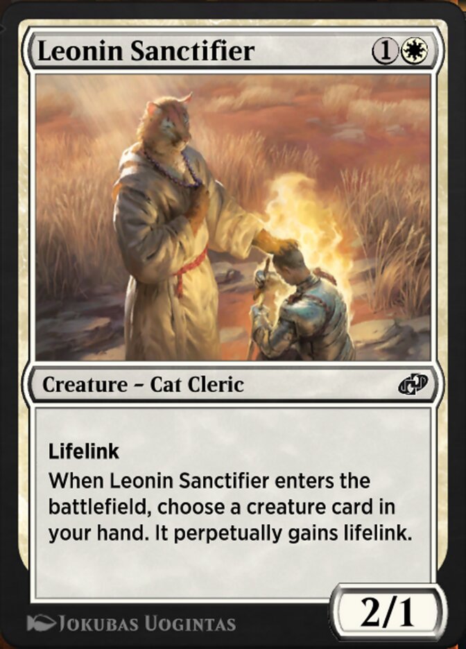Leonin Sanctifier - MTG Card versions