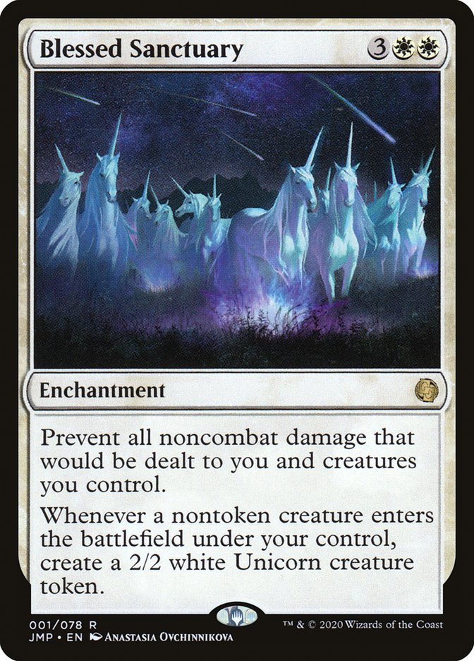 Blessed Sanctuary - MTG Card versions
