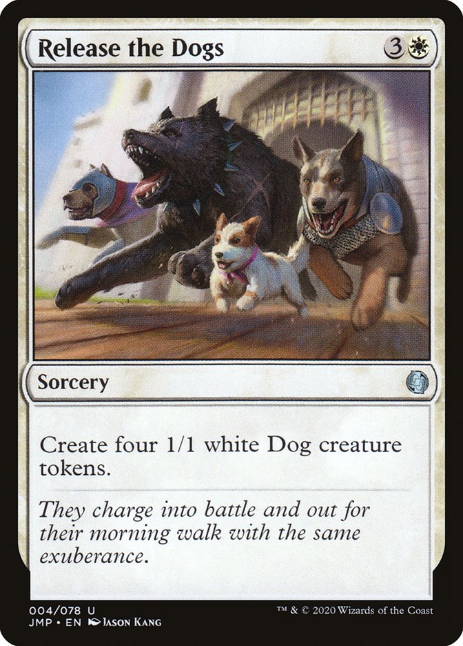 Release the Dogs - MTG Card versions