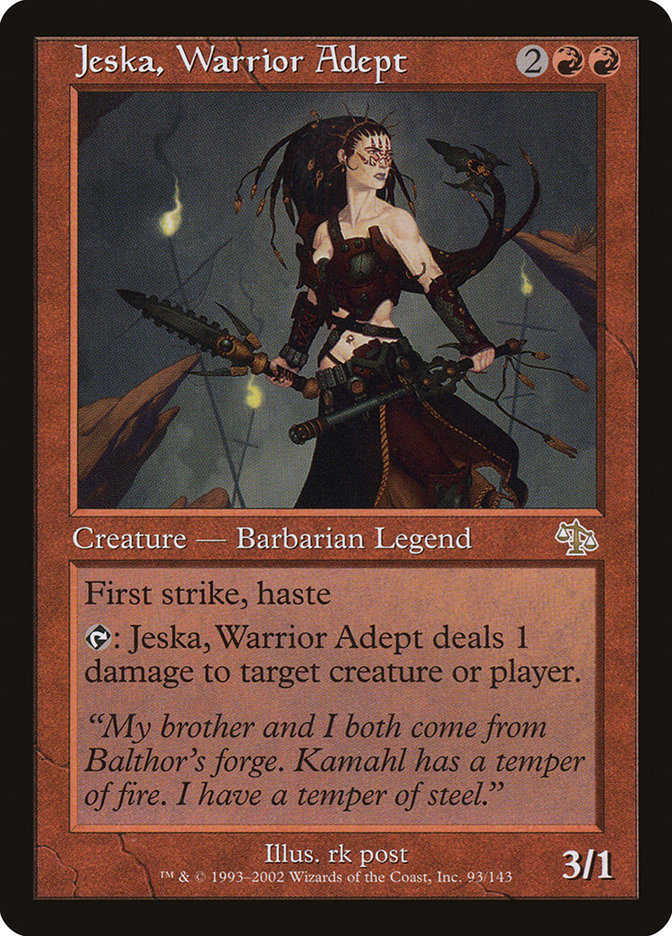 Jeska, Warrior Adept - Judgment