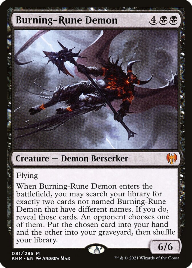 Burning-Rune Demon - Kaldheim (KHM)