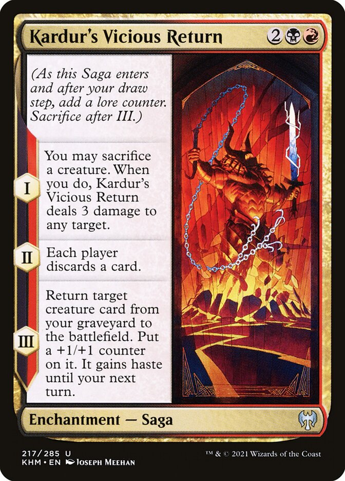 Kardur's Vicious Return - Kaldheim