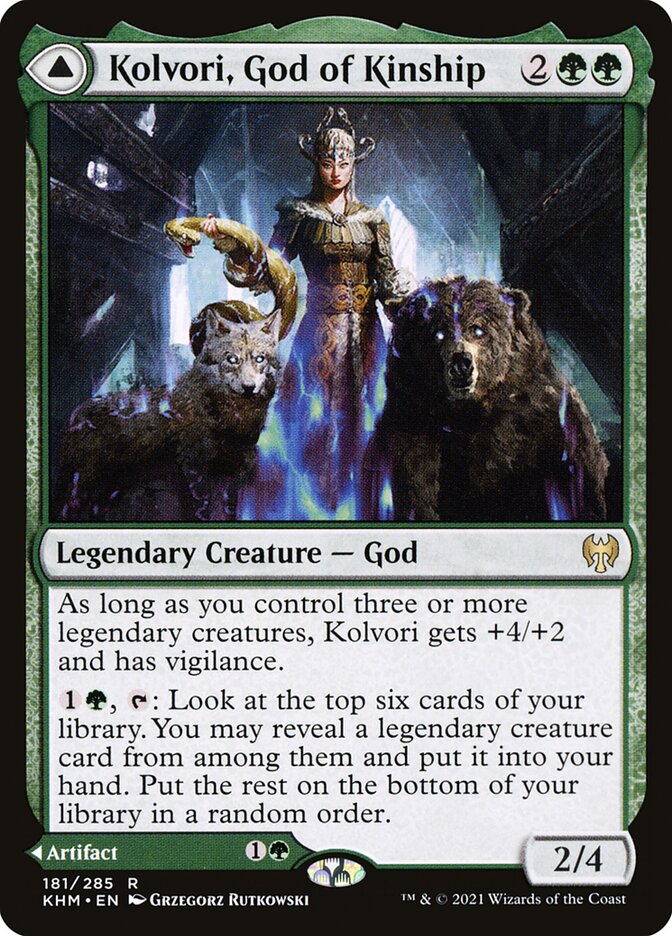 Kolvori, God of Kinship // The Ringhart Crest - Kaldheim (KHM)