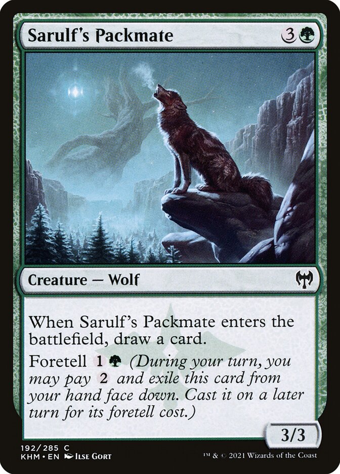 Lobo de la manada de Sarulf - Kaldheim (KHM)
