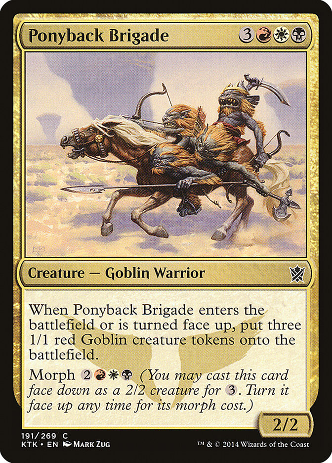 Ponyback Brigade - Khans of Tarkir
