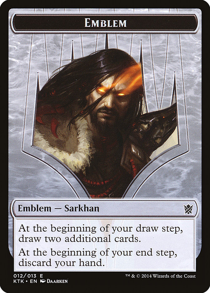 Sarkhan, the Dragonspeaker Emblem - Khans of Tarkir