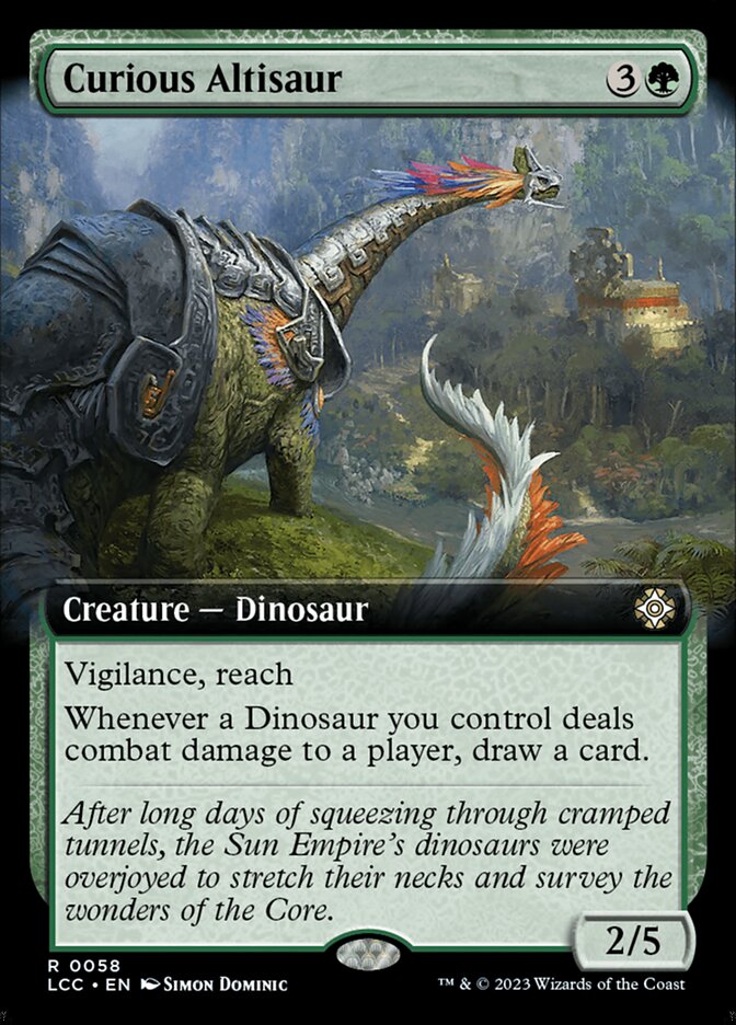 Curious Altisaur - The Lost Caverns of Ixalan Commander (LCC)
