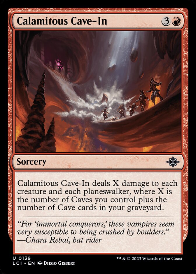 Calamitous Cave-In - The Lost Caverns of Ixalan
