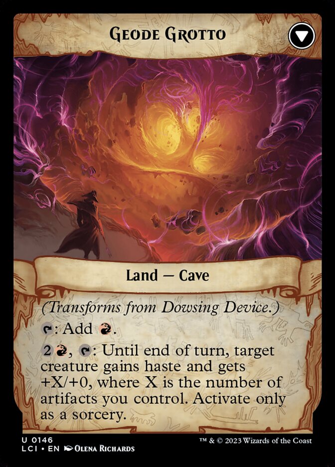 Dowsing Device // Geode Grotto - The Lost Caverns of Ixalan