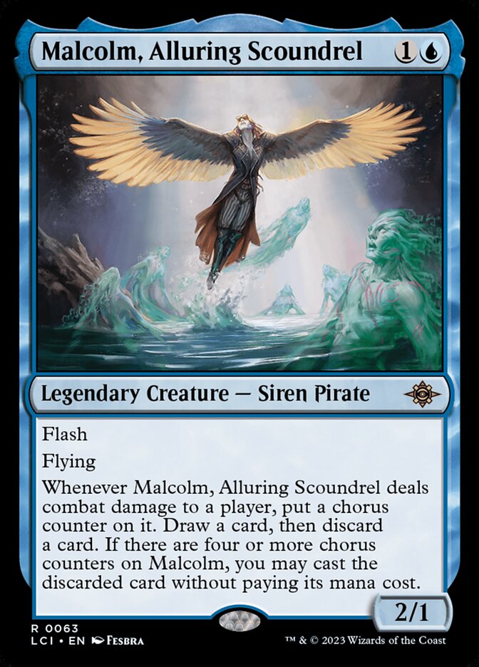 Malcolm, Alluring Scoundrel - The Lost Caverns of Ixalan (LCI)