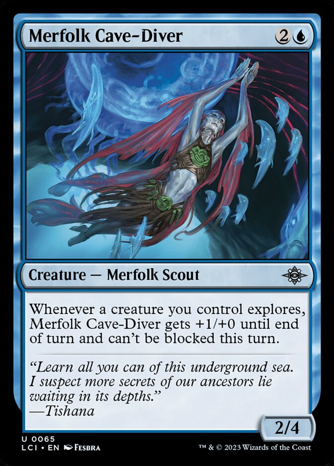 Merfolk Cave-Diver - The Lost Caverns of Ixalan
