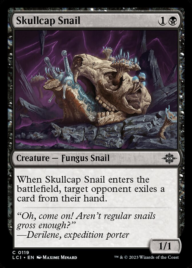 Skullcap Snail - The Lost Caverns of Ixalan