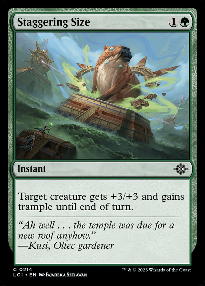 Staggering Size - The Lost Caverns of Ixalan