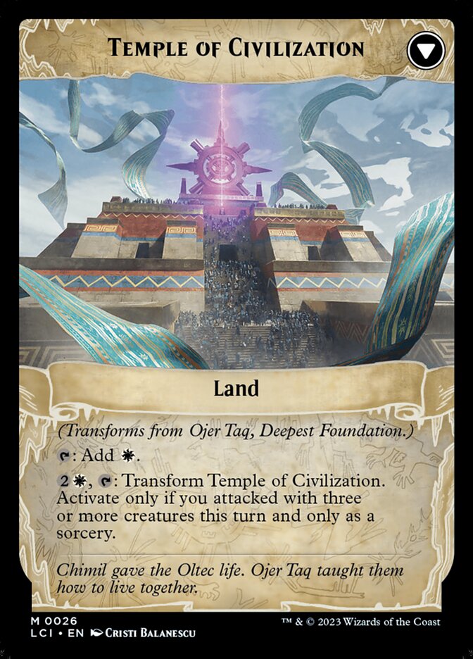 Ojer Taq, Deepest Foundation // Temple of Civilization - The Lost Caverns of Ixalan (LCI)