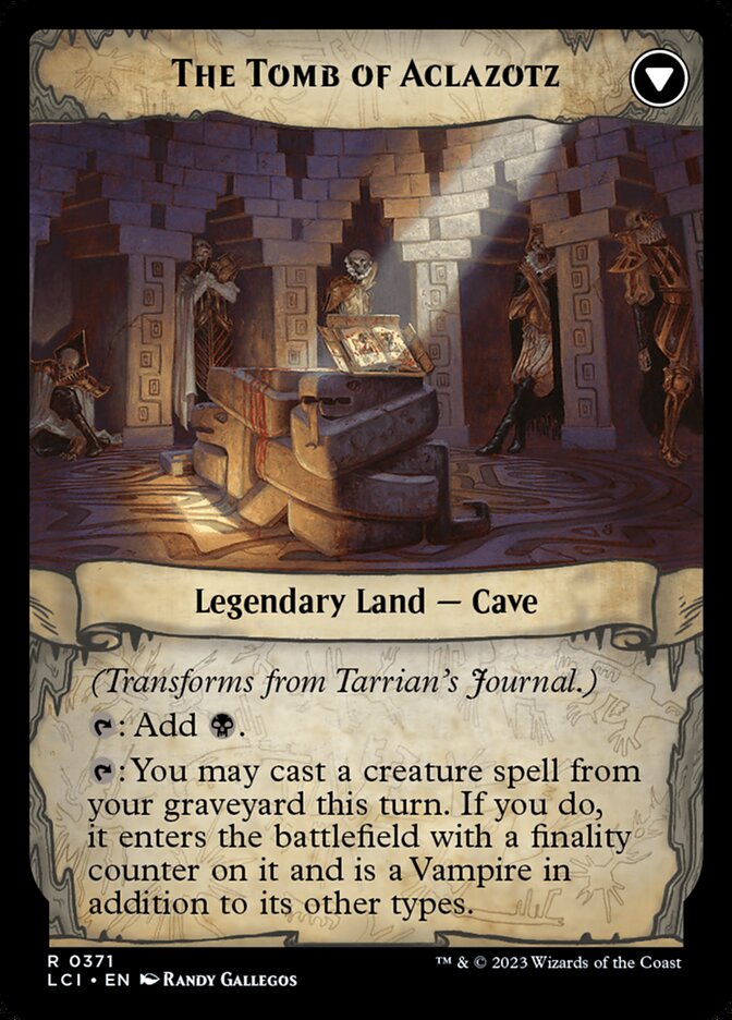 Tarrian's Journal // The Tomb of Aclazotz - The Lost Caverns of Ixalan (LCI)