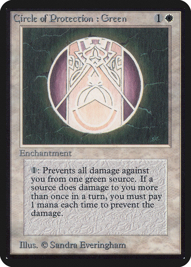 Circle of Protection: Green - Limited Edition Alpha (LEA)