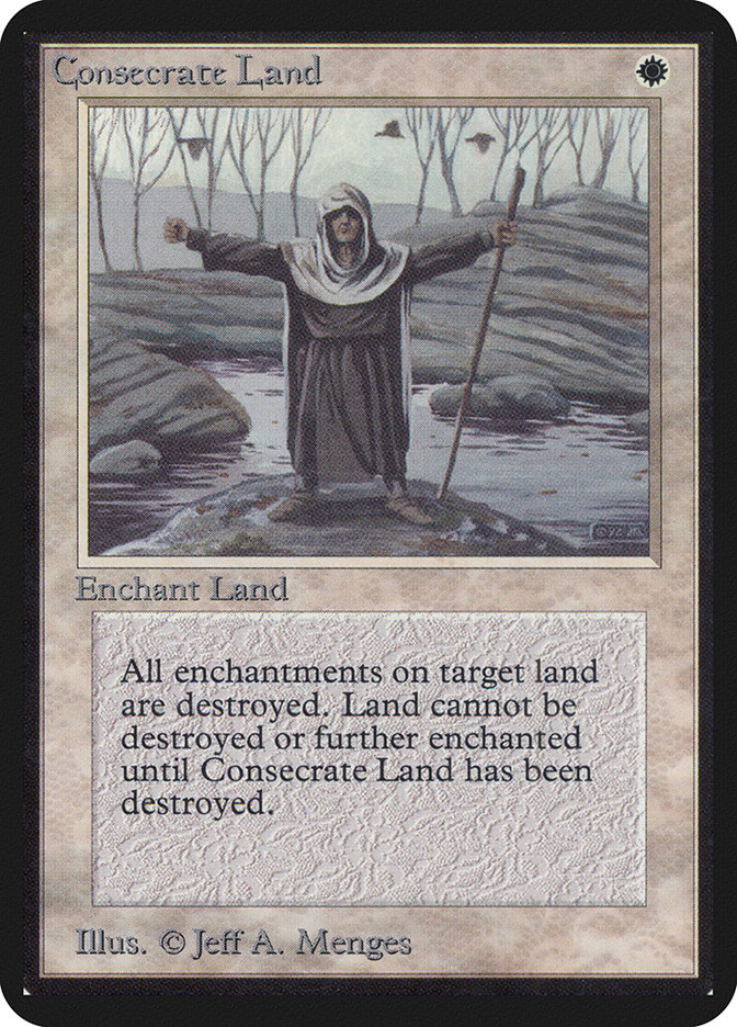 Consecrate Land - Limited Edition Alpha (LEA)