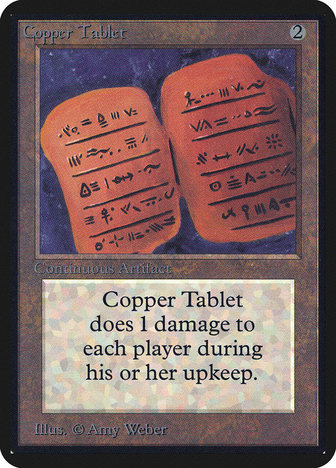 Copper Tablet - Limited Edition Alpha (LEA)