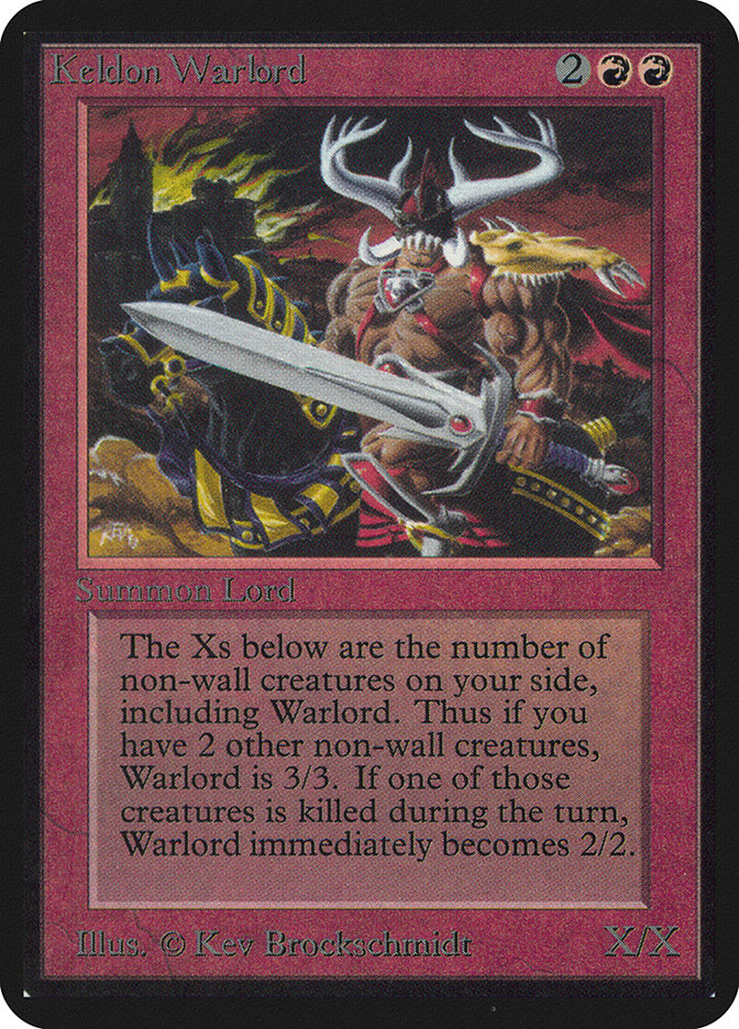 Keldon Warlord - Limited Edition Alpha (LEA)