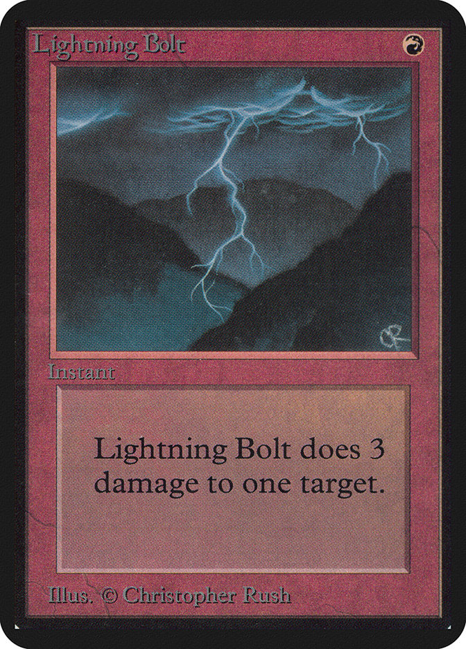 Lightning Bolt - Limited Edition Alpha (LEA)
