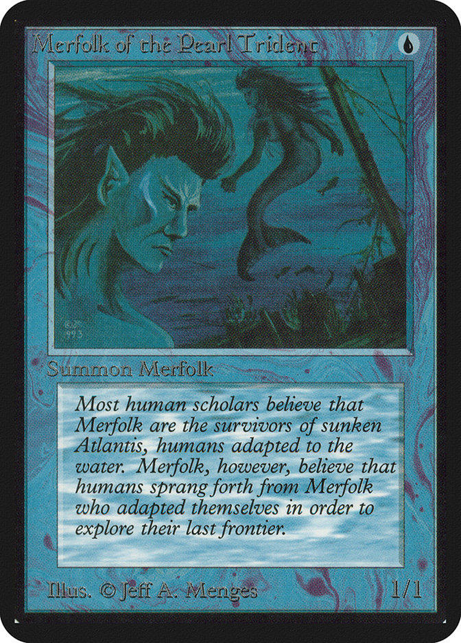 Merfolk of the Pearl Trident - Limited Edition Alpha (LEA)