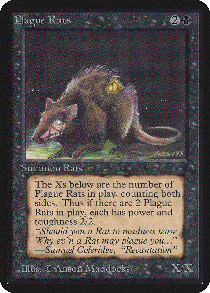 Plague Rats - Limited Edition Alpha (LEA)