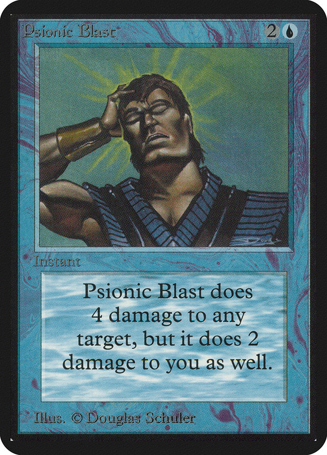 Psionic Blast - Limited Edition Alpha (LEA)