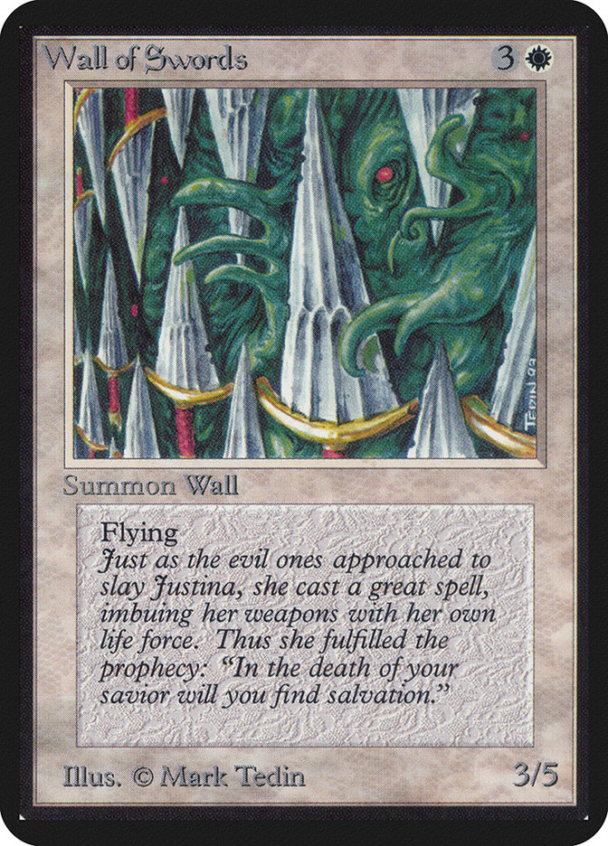 Wall of Swords - Limited Edition Alpha (LEA)
