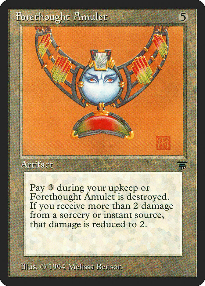 Forethought Amulet - Legends