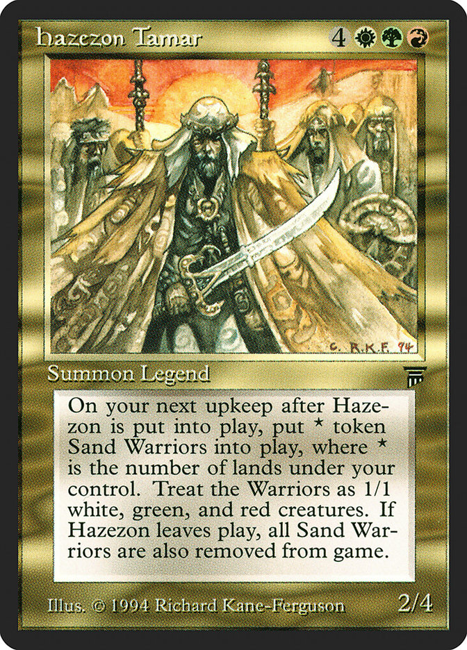 Hazezon Tamar - Legends (LEG)
