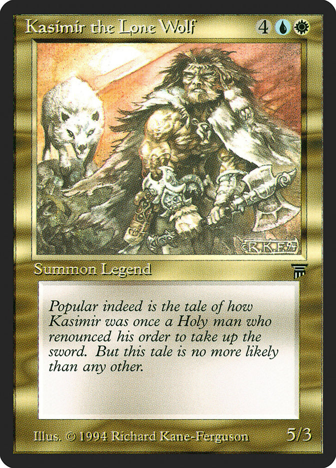 Kasimir the Lone Wolf - Legends