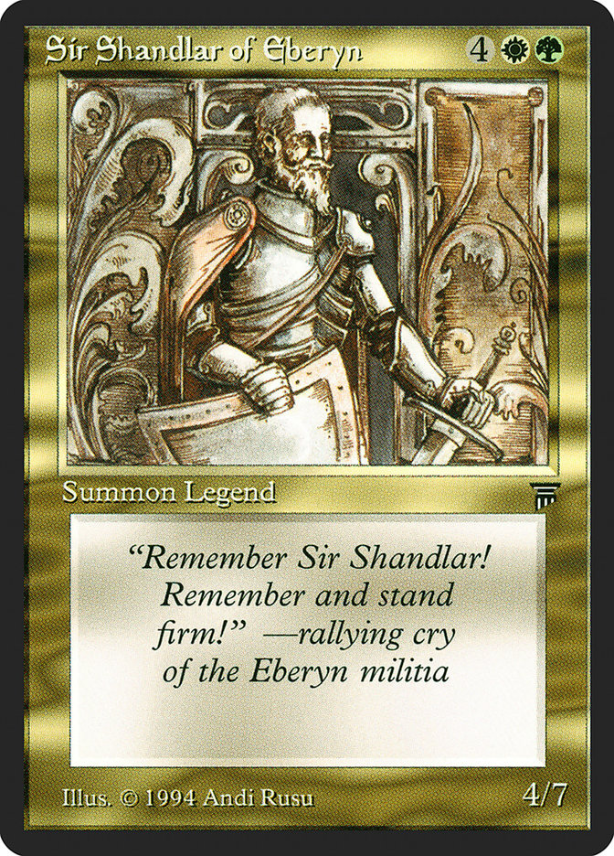Sir Shandlar of Eberyn - Legends (LEG)