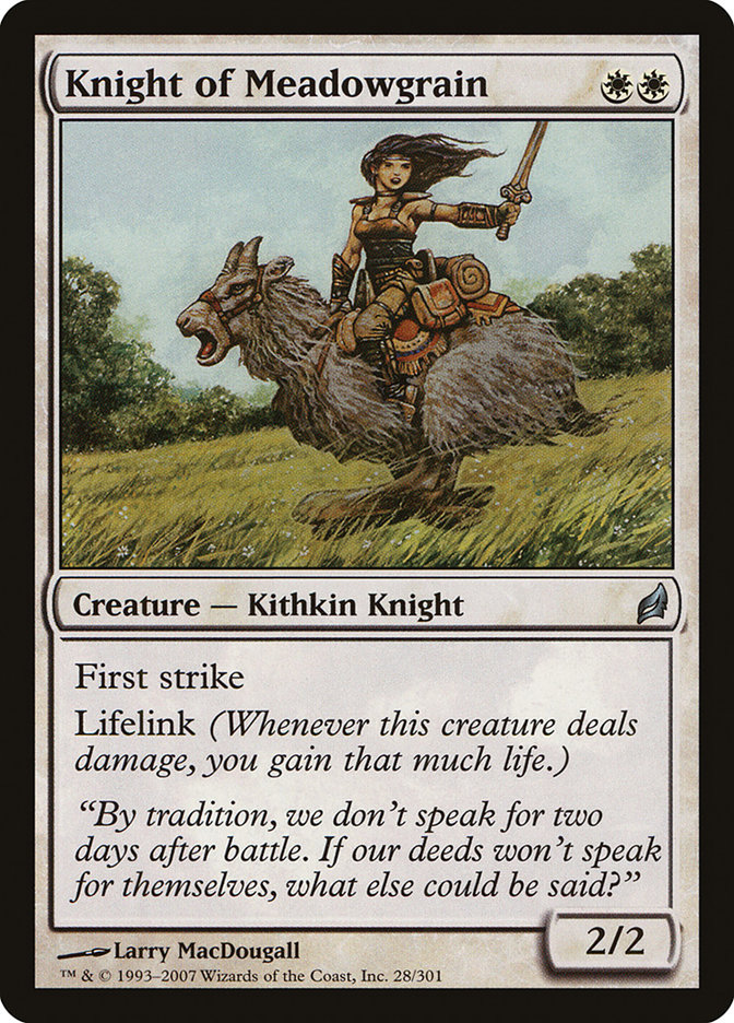 Knight of Meadowgrain - Lorwyn (LRW)