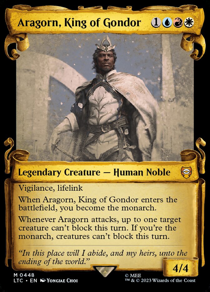 Aragorn, King of Gondor - Tales of Middle-earth Commander (LTC)