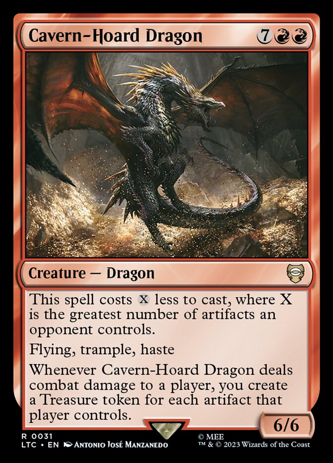 Cavern-Hoard Dragon - Tales of Middle-earth Commander (LTC)