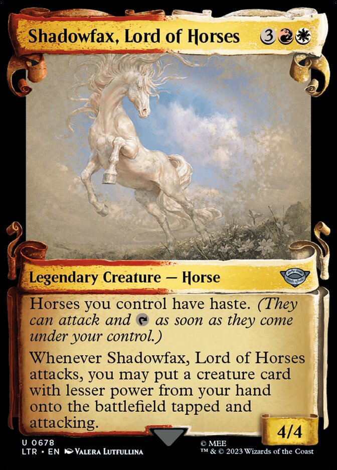 Shadowfax, Lord of Horses - The Lord of the Rings: Tales of Middle-earth (LTR)